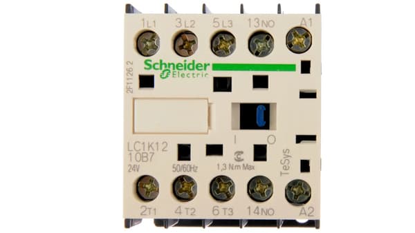 Effektkontaktor 12A 3P 24V AC 1Z 0R LC1K1210B7