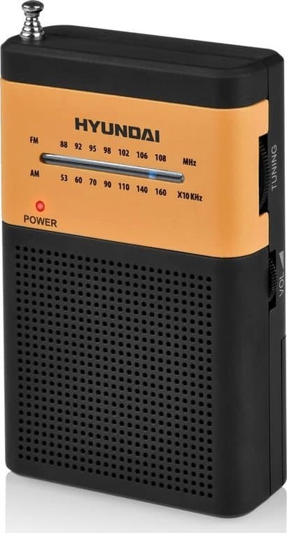 Radio Hyundai PPR310BO Musta/Oranssi