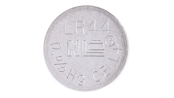 Pastilbatteri, LR44, 1,5V, 158mAh, RS PRO LR44