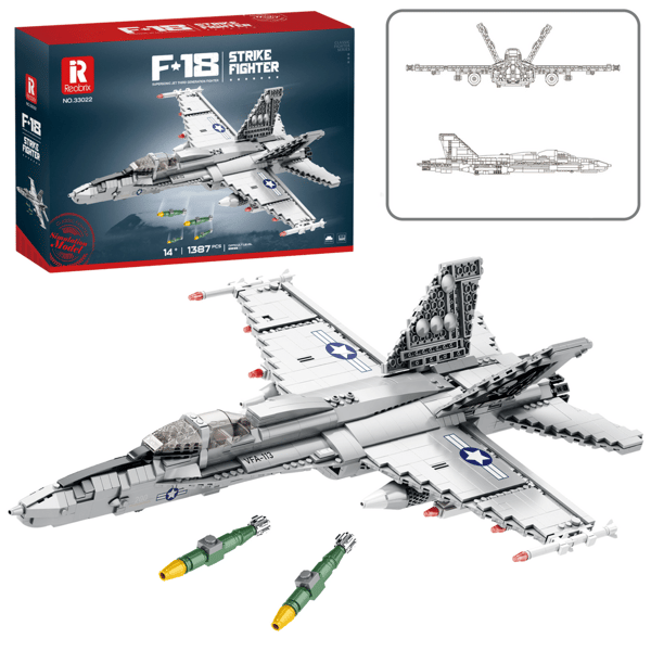 F-16 Fighting Falcon Byggesæt 1427 dele