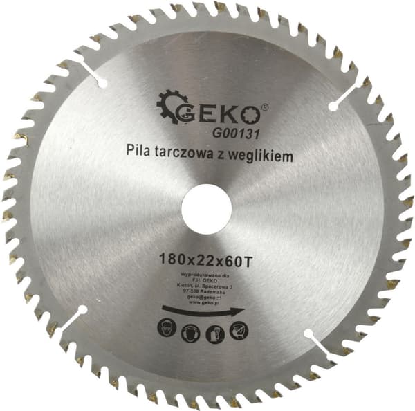 Geko Träskiva 180x22mm 60 tänder (G00131)