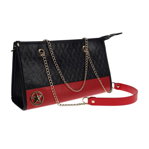 Ouch! Milan Collection Premium Bondage -setti ylellisellä laukulla, musta/punainen