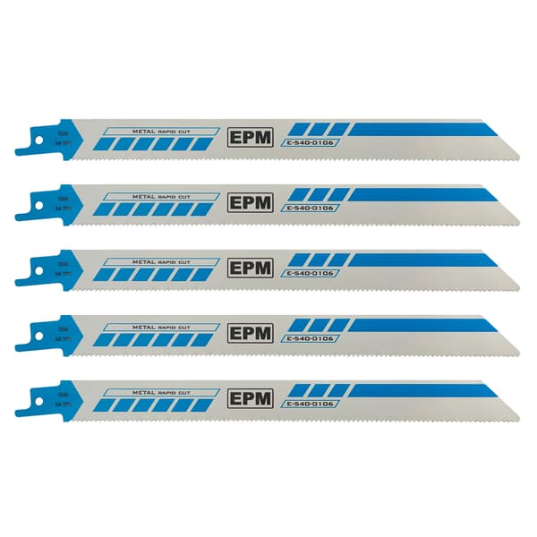 PUUKKOSAHA TERÄ 225MM 14TPI METALLI S1122B 5 KPL