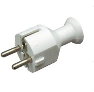 Opal Lige Aftagelig Stik WT-40 2P+Z 16A hvid