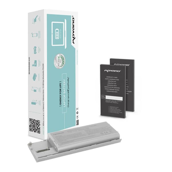 Movano-batteri til Dell Latitude D620 Notebook (10.8V-11.1V) (4400 mAh)