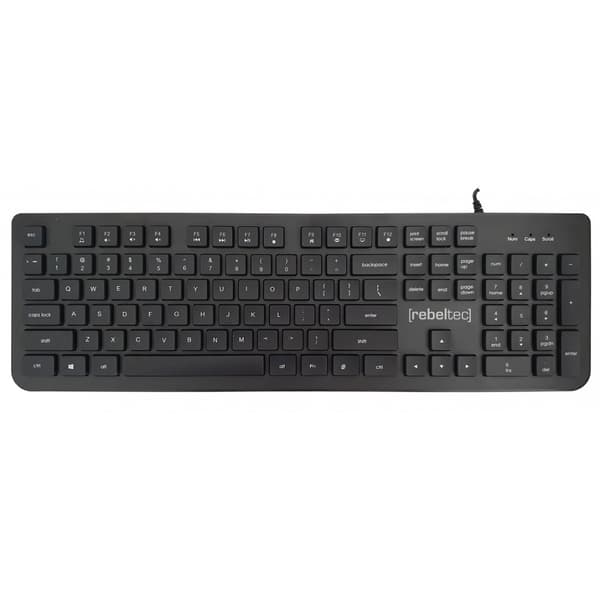 Rebeltec tangentbord USB Spiro Full Dimensional Keyboard