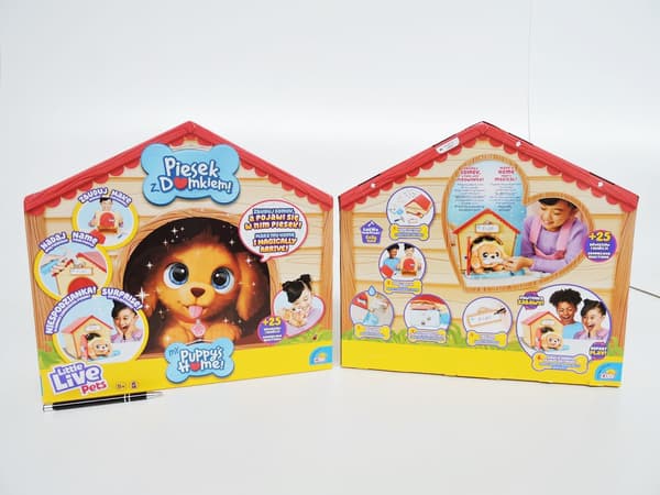 LITTLE LIVE PETS - Hund med koja, interaktiv, 5+