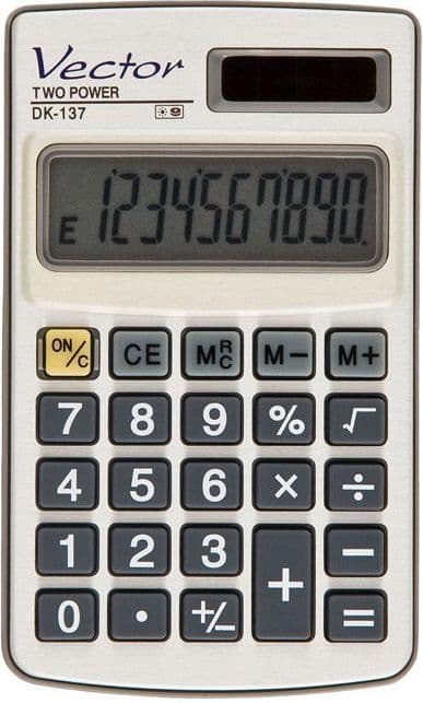 Miniräknare Vector VECTOR KAV DK-137