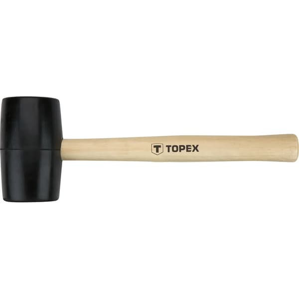 Topex Gummihammer træskaft 340g 305mm (02A343)
