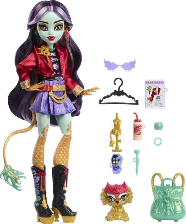 Monster High Jinafire Long-docka