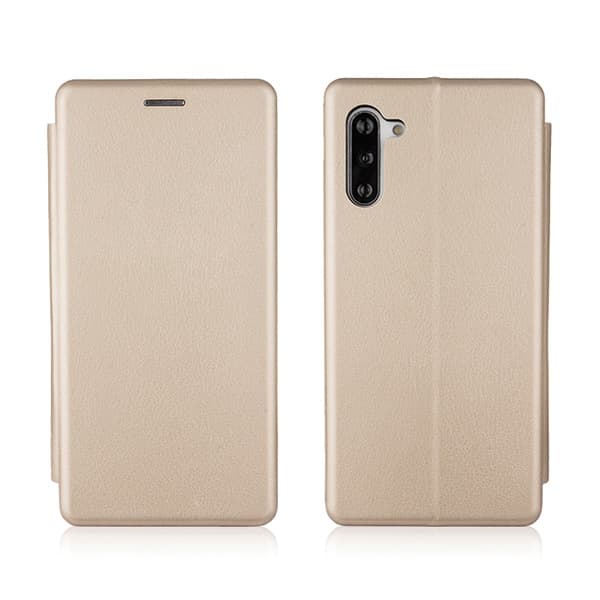 Book Magnetic Galaxy Note 10 cover guld