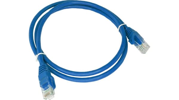 Alantec Patchkabel U/UTP cat.5e PVC 0,25m blå ALANTEC