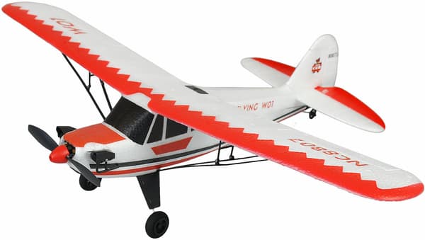 AMEWI Piper J3 Cup med Gyro 3-kanals RTF gul