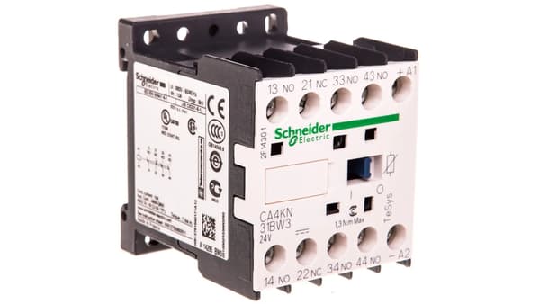 Hjälpkontaktor 10A 3Z 1R 24V DC CA4KN31BW3