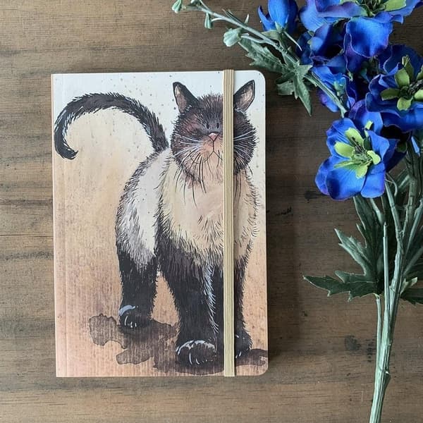 Notesbog med viskelæder A5 LCN08 Kat Coco