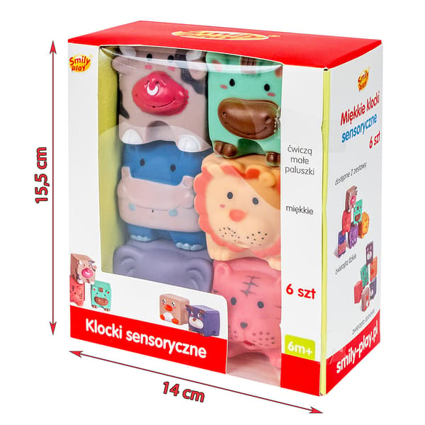 Mjuka sensoriska dynor 6 element