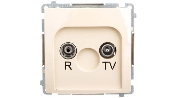 Simon Basic Antennestik R/TV End Beige BMZAK10/1.01/12