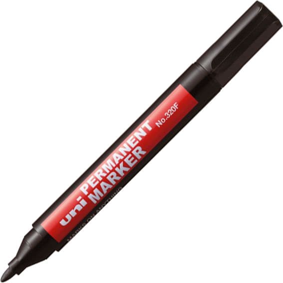 Trotat permanent marker Uni marker sort (320F)