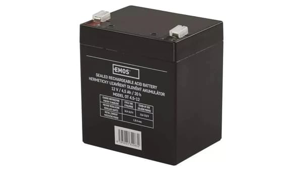 Batteri AGM 12V 4.5Ah faston 4.7 B9653