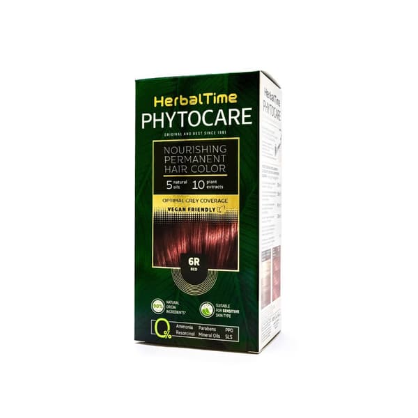 HERBAL TIME Phytocare Luonnollinen hiusväri 6R Punainen