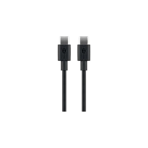 USB-kaapeli Goobay USB-C - USB-C 1 m Musta (533568)
