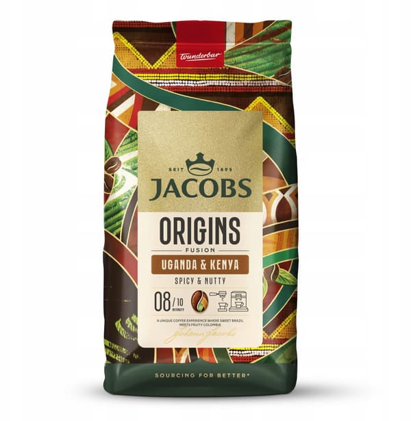 Jacobs hela kaffebönor Origins Kenya&Uganda 1kg
