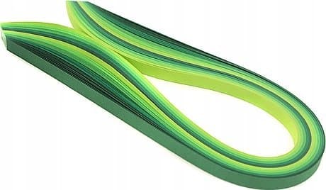 Quillingstrimler 10mmx50cm grøn 100stk