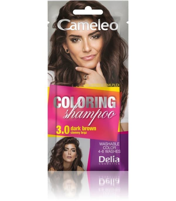 Delia Cosmetics Cameleo Farveshampoo 3.0 mørkebrun