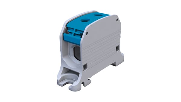 SIMBLOCK Kierreliitinkiskoadapteri Al/Cu 2x50mm2 STB-50 sininen 81001003