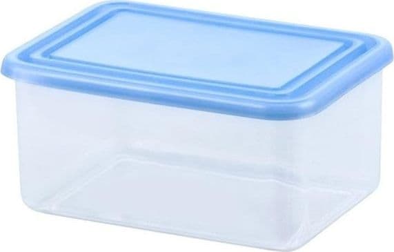 CURVER MATFÖRVARA ENKEL 0,4L /TRANSPARENT BLÅ/ TRANSPARENT