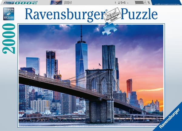 Fra Brooklyn til Manhattan puslespil 2000 brikker