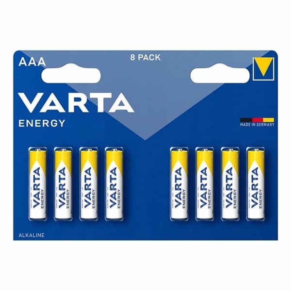 Varta AAA/R03 Batteri 8 stk