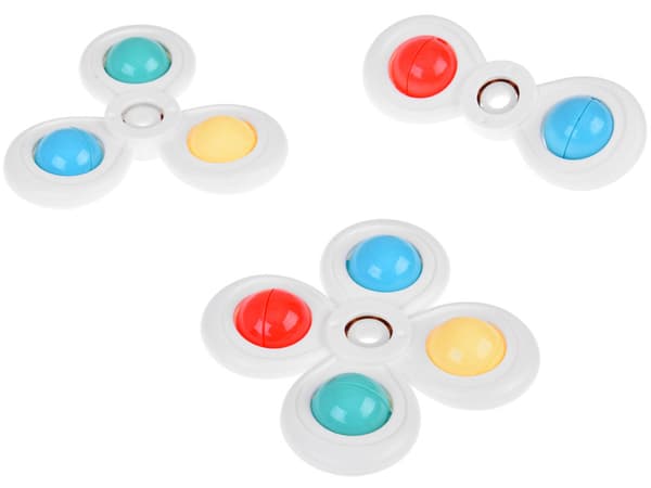 Spinner 2in1 lelu imukupilla kahvassa 3 kpl aisti ZA5576