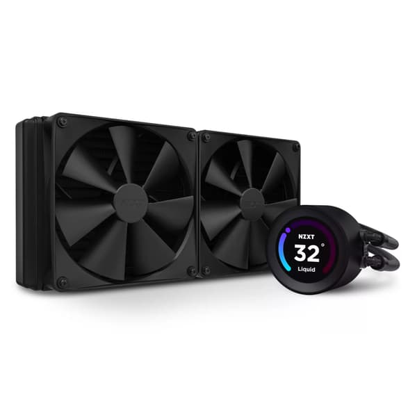 NZXT Vandkøler med LCD-skærm Kraken Elite 280 Sort