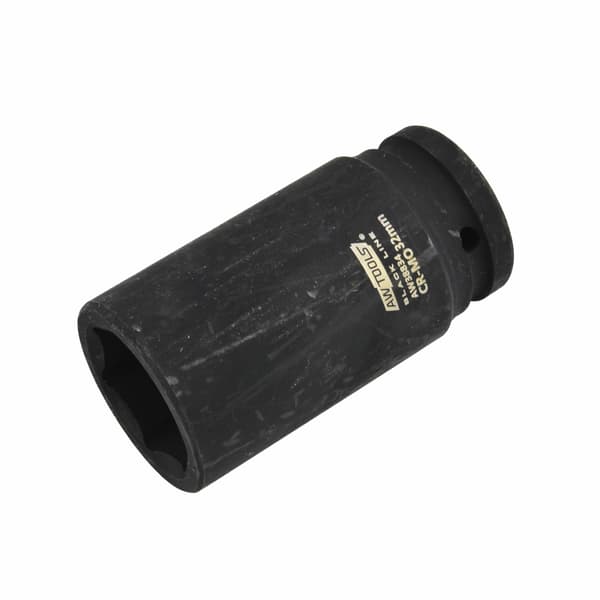 AWTOOLS ISKUPÄÄ 6-KULMAINEN 3/4\" PITKÄ 24mm MUSTA SARJA
