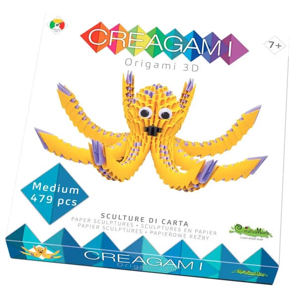 Creagami Bläckfisk 3D Origami