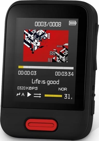 SFP 7716 BK 16GB MP3/MP4-SPELARE SENCOR