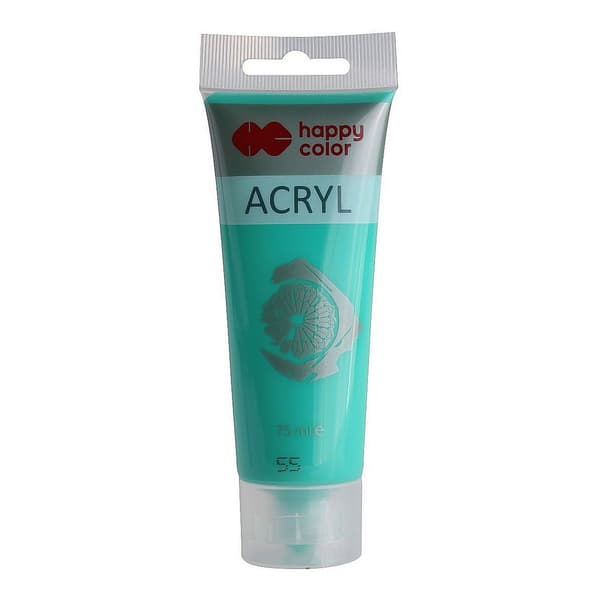Akryylimaali 75 ml smaragdi HAPPY COLOR