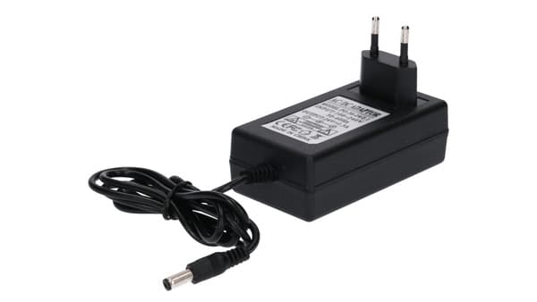 LED-stikstrømforsyning 24V 36W 5.5/2.1 sort