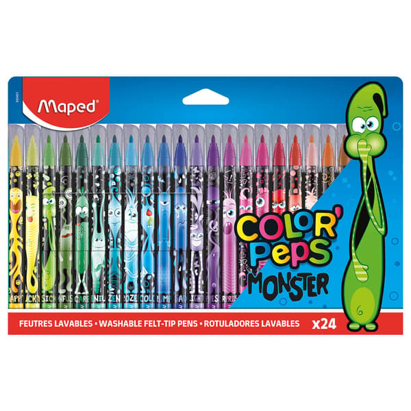 Colorpeps Monster tuschpenne 24 farver