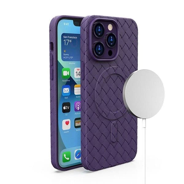 MagSafe-punottu kotelo iPhone 15 Prolle – violetti