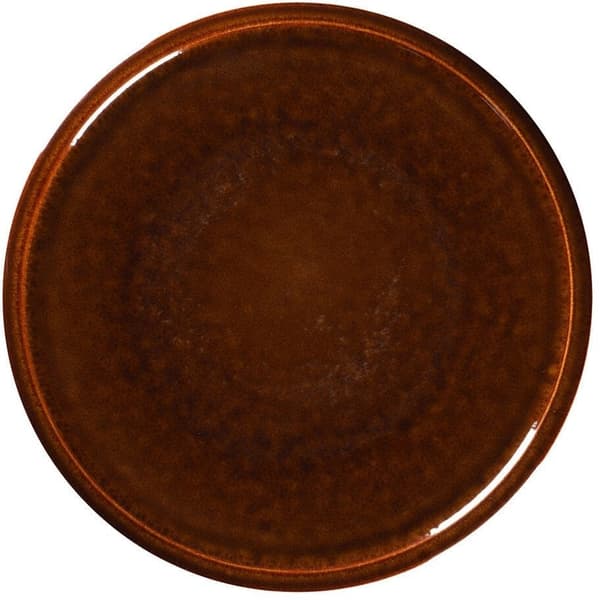 STONE Flat tallrik 28 cm bärnsten