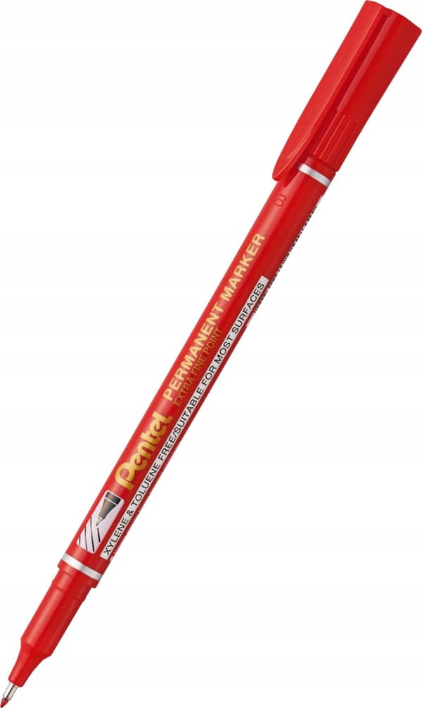 Permanent marker Pentel NF450 rød