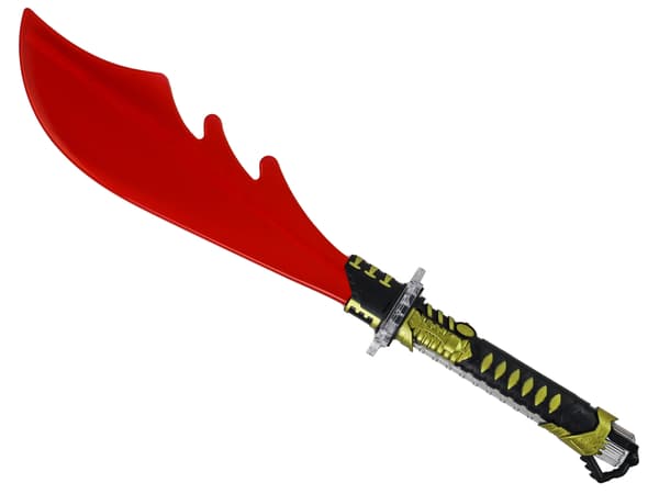 Rød batteridrevet machete