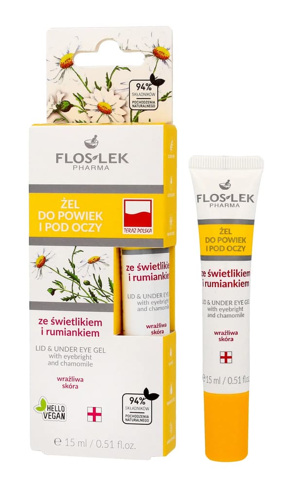 FLOSLEK Øjengel Lagonizing Øjenpleje 15ml