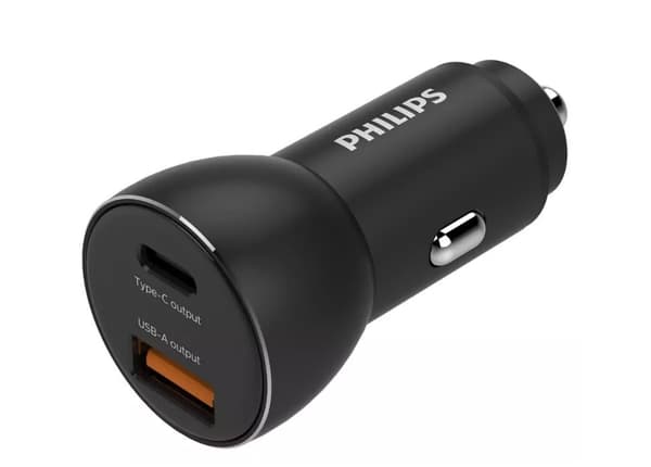 Oplader Philips 1x USB-A 1x USB-C 3 A (DLP2521/00)