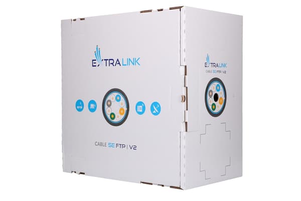 EXTRALINK Kat5e FTP F/UTP V2 udendørs kabel 305m