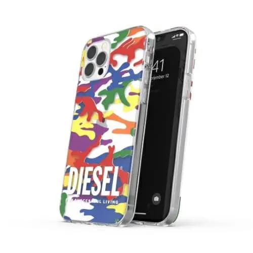 Diesel DIESEL CLEAR CASE PRIDE CAMO AOP IPHONE 12 PRO MAX MULTICOLORED STANDARD