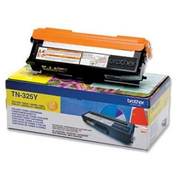 Brother TN325Y - gul - original - tonerpatron