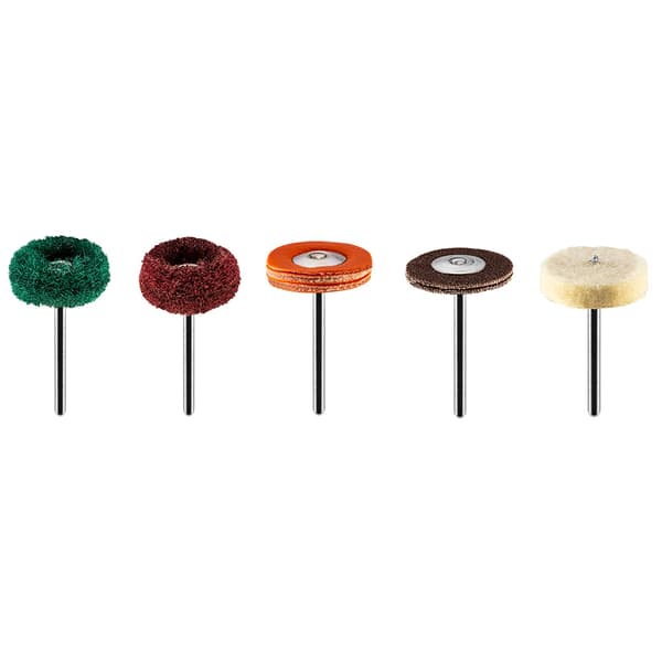 Graphite minislipstillbehör (minislipstillbehör, polerborstar, filtar, set om 12 st.)